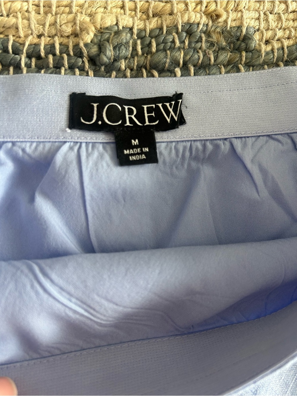 J.Crew Gwyneth Linen Slip Skirt Midi in French Blue - Picture 5 of 6